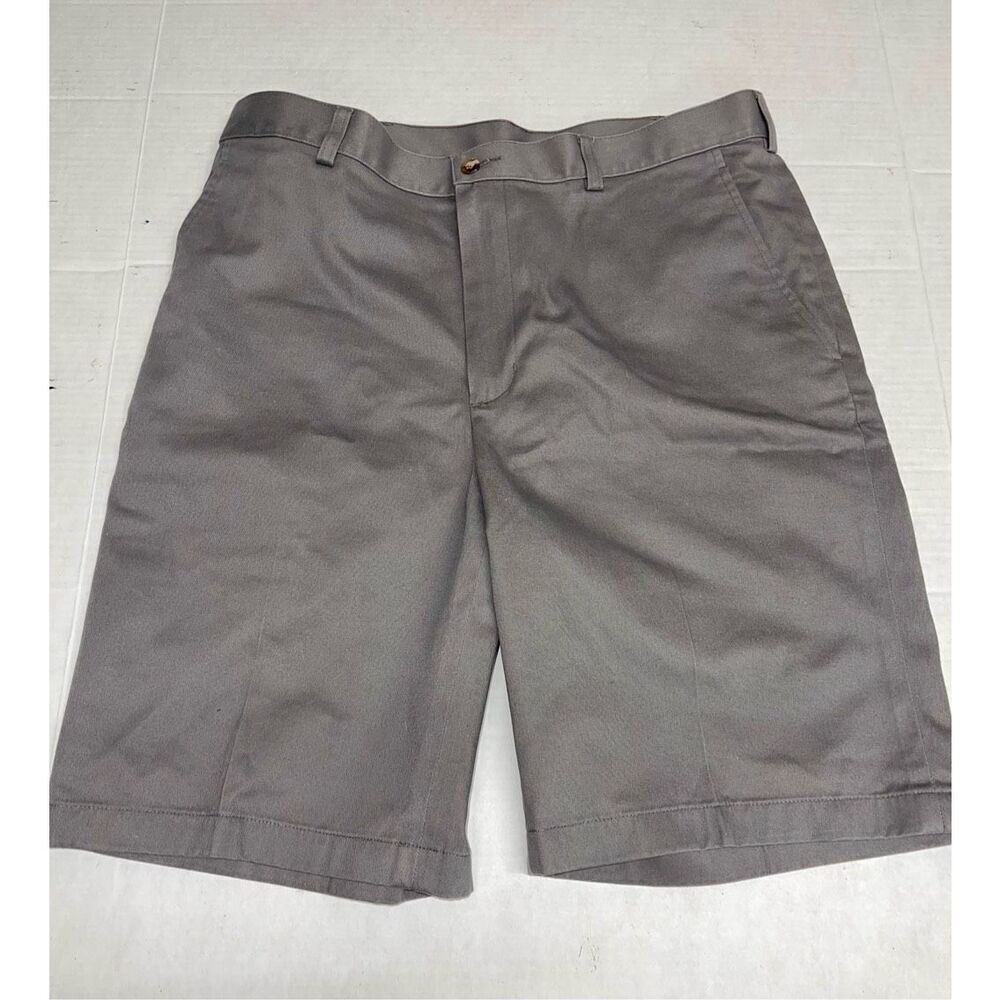 NWT Mens Jos A Bank Traveler Performance Golf Shorts Size 36 Grey Tailored Fit